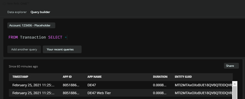 new relic timeslice new relic timeslice