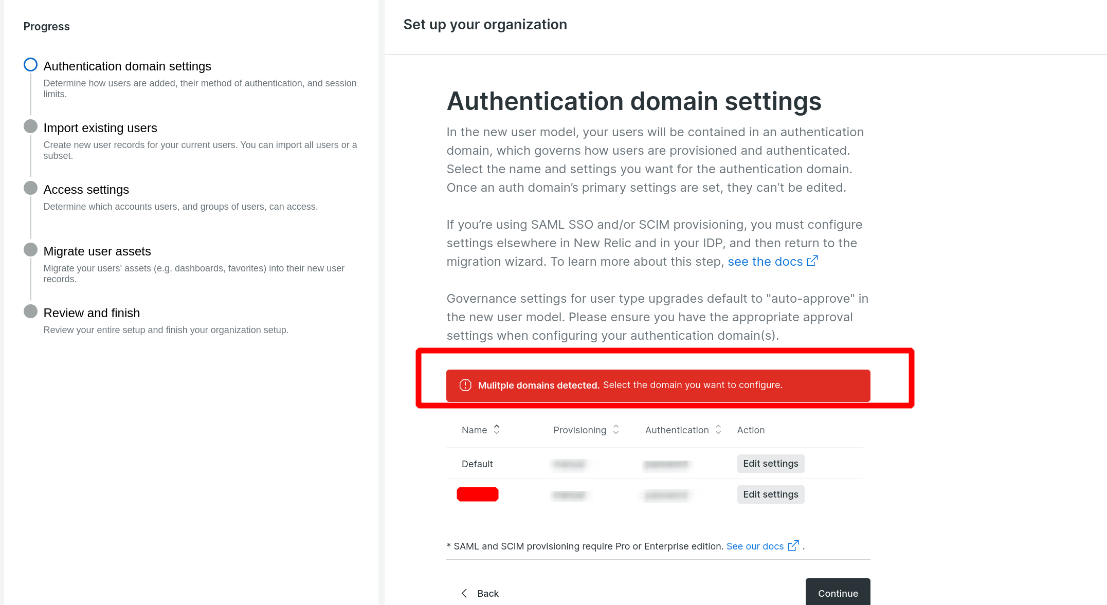 Hub Topic 403 forbidden on for one of our client account